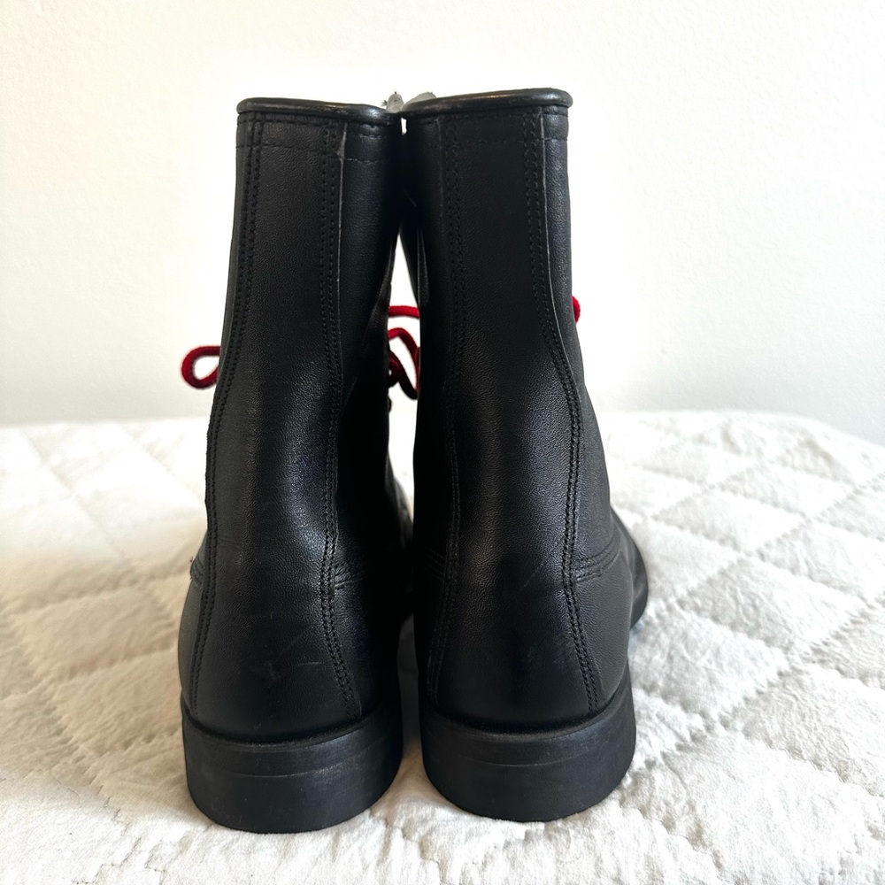 Vintage Wolverine World Wide Black Military Combat Boots 1994 - Size 8 1/2 R - Picture 4 of 9